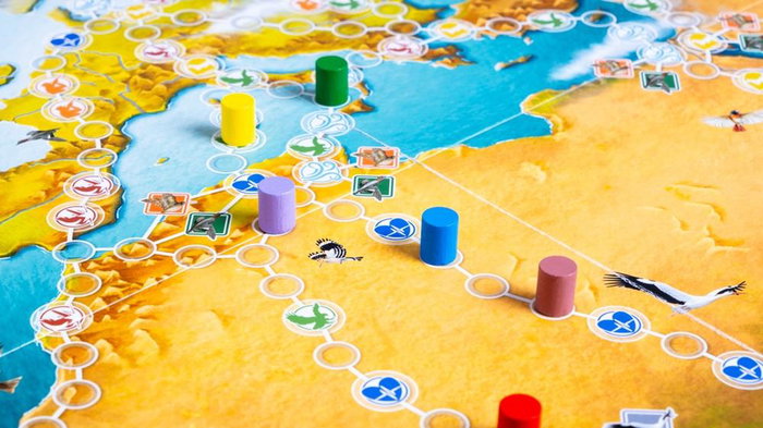 Tranjis Games Juego de Mesa La Gran Migración Estratégico Educativo Aves Migratorias Niños Adultos 8+ Años 2-8 Jugadores