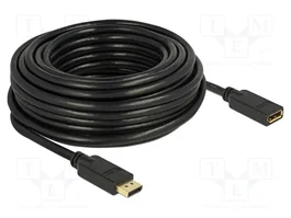 DeLOCK Cable DisplayPort 84908 de 15 m, 4K 60Hz, Negro