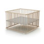 Webaby Parque Plegable Cuadrado Cali 100 x 100 cm Haya Cruda