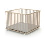 Webaby Parque Plegable Cuadrado Cali 100 x 100 cm Haya Cruda