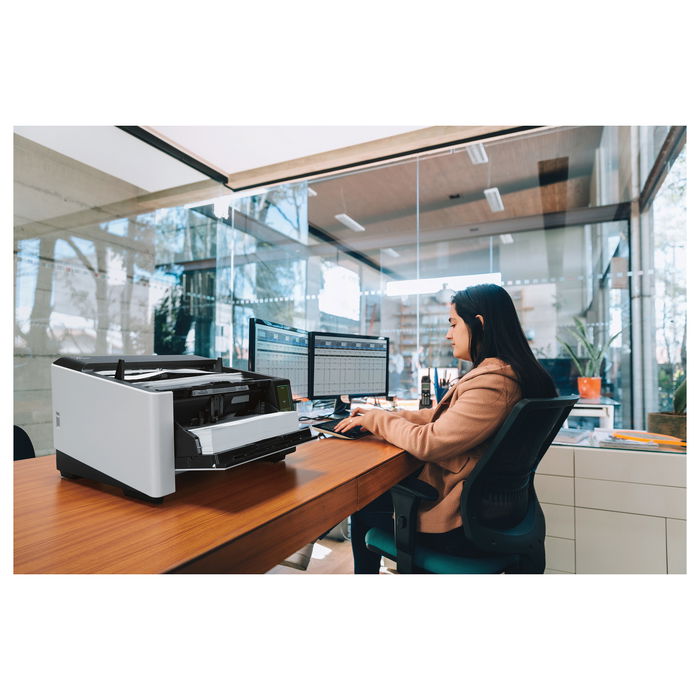 Ricoh fi-8950 Escáner Documentos 150 ppm, 600 ppp, ADF 750 Hojas, Doble Cara, LCD Táctil, A3