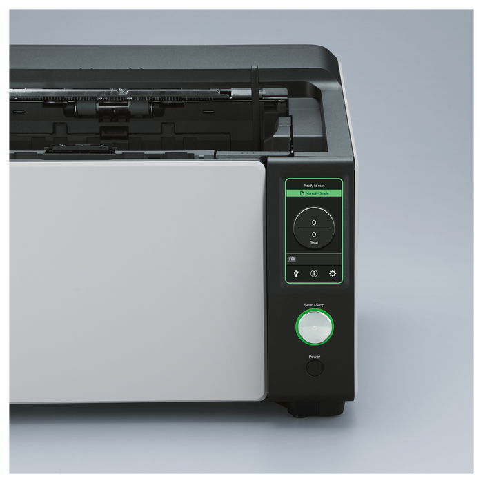 Ricoh fi-8950 Escáner Documentos 150 ppm, 600 ppp, ADF 750 Hojas, Doble Cara, LCD Táctil, A3
