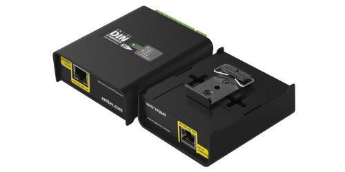 Crestron Convertidor Ethernet a DMX DIN-ODE POE MK2 (DIN-SACN-DMX) 6508214 Negro, Grado Instalación