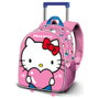 Karactermania Mochila Hello Kitty 3D con Ruedas Rosa