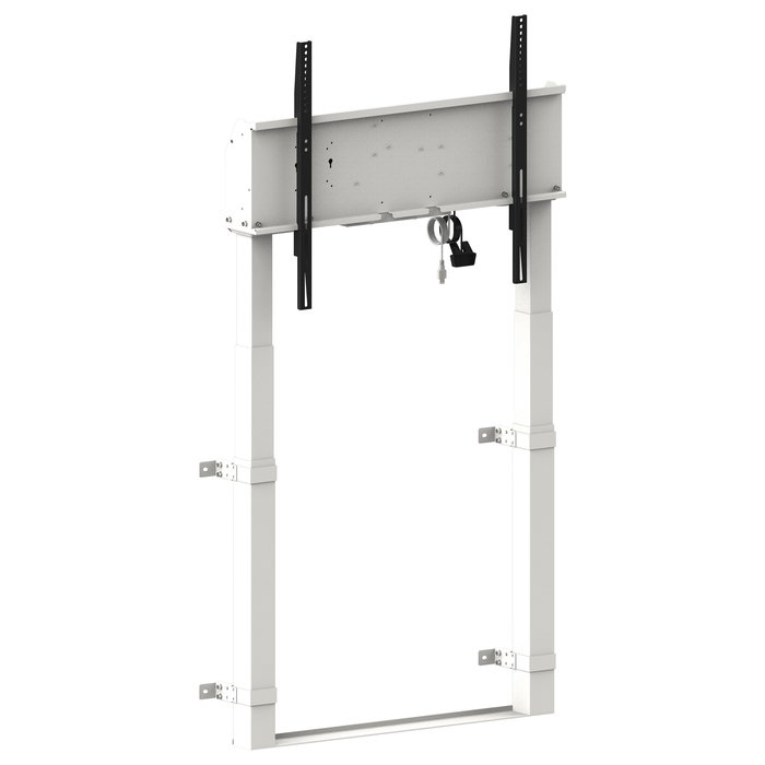 IIYAMA MD-WLIFT2031-W1 Soporte de Monitor Electrónico, Altura Ajustable 812-1762mm, para Pantallas de 55-105", Carga 120kg, Blanco