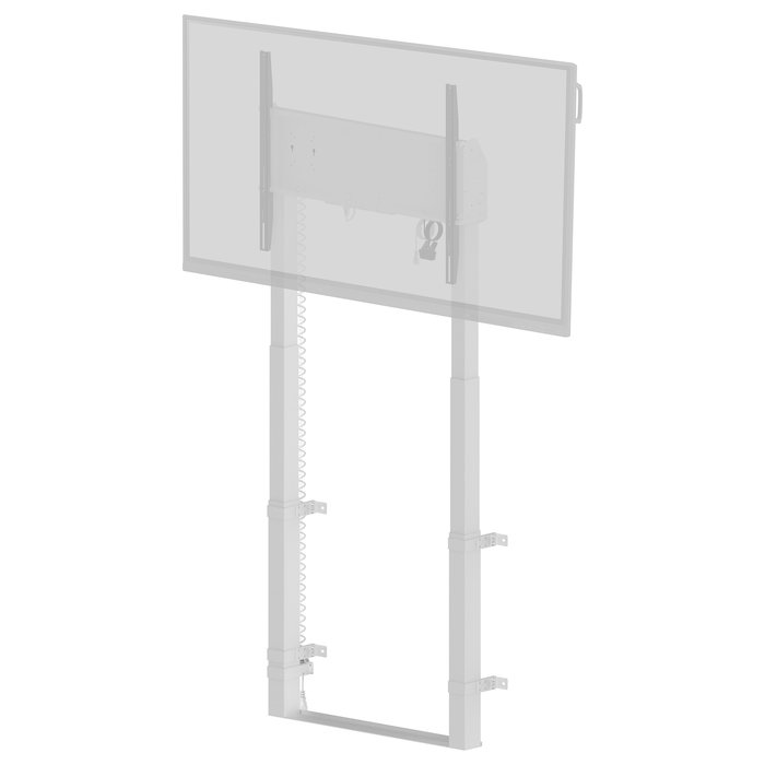 IIYAMA MD-WLIFT2031-W1 Soporte de Monitor Electrónico, Altura Ajustable 812-1762mm, para Pantallas de 55-105", Carga 120kg, Blanco