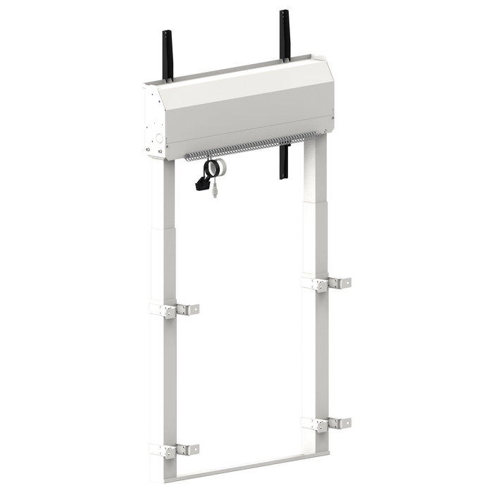 IIYAMA MD-WLIFT2031-W1 Soporte de Monitor Electrónico, Altura Ajustable 812-1762mm, para Pantallas de 55-105", Carga 120kg, Blanco