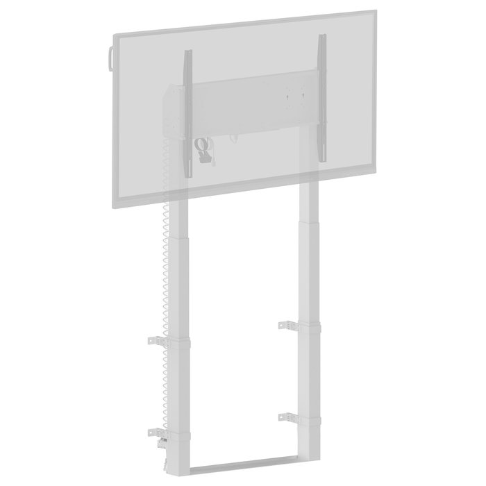 IIYAMA MD-WLIFT2031-W1 Soporte de Monitor Electrónico, Altura Ajustable 812-1762mm, para Pantallas de 55-105", Carga 120kg, Blanco