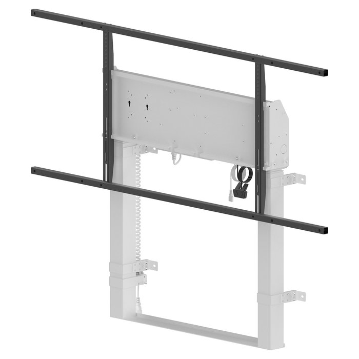 IIYAMA MD-WLIFT2031-W1 Soporte de Monitor Electrónico, Altura Ajustable 812-1762mm, para Pantallas de 55-105", Carga 120kg, Blanco