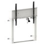 IIYAMA MD-WLIFT2031-W1 Soporte de Monitor Electrónico, Altura Ajustable 812-1762mm, para Pantallas de 55-105", Carga 120kg, Blanco