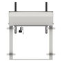 IIYAMA MD-WLIFT2031-W1 Soporte de Monitor Electrónico, Altura Ajustable 812-1762mm, para Pantallas de 55-105", Carga 120kg, Blanco