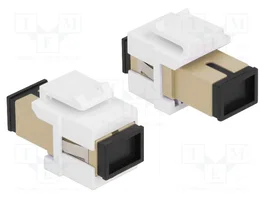 DeLOCK 86331 Módulo Keystone SC Simplex a SC Simplex Beige
