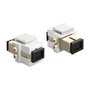 DeLOCK 86331 Modul SC Simplex Buchse a SC Simplex Buchse, Adaptador de Fibra Óptica, Color Beige/Blanco, 27.6 x 17.8 x 22.1 mm