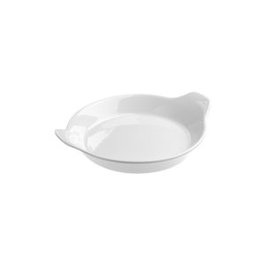 Revol Plato Resista para Huevo, Porcelana, Diámetro 18 cm, Color Blanco, Vajilla (Set de 6)