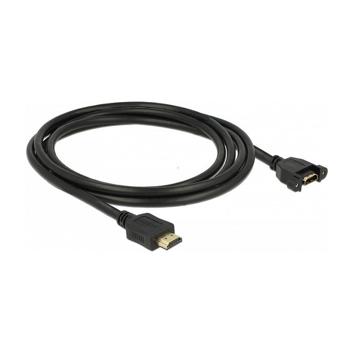 DeLOCK 85464 Cable HDMI tipo A macho a hembra de 2 m 4K 30 Hz
