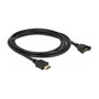 DeLOCK 85464 Cable HDMI tipo A macho a hembra de 2 m 4K 30 Hz