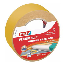Tesa Cinta de montaje 56172, 50 mm x 25 m, Amarillo