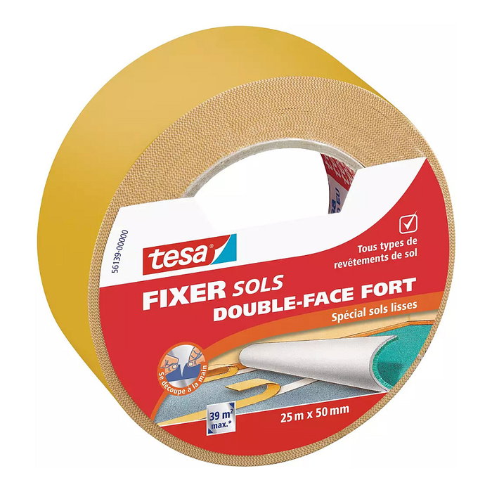 Tesa Cinta de montaje 56172, 50 mm x 25 m, Amarillo Tesa Cinta de montaje 56172, 50 mm x 25 m, Amarillo