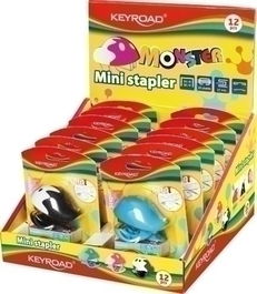 Grapadora Keyroad Mini Surtido Expositor De 12