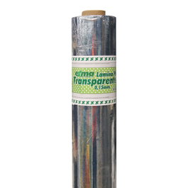 Exma Rollo de mantel plástico transparente 1,40 x 50 m