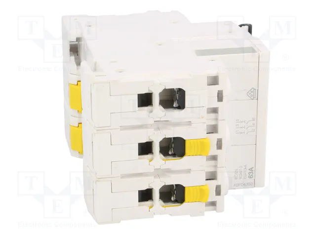 SCHNEIDER ELECTRIC Interruptor magnetotérmico iC60N 3 polos 63A Curva C