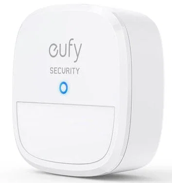 Eufy T8910021 Detector de Movimiento Inalámbrico para Pared, 100º Campo Visión, 9m Alcance, 2 Años Batería, Blanco