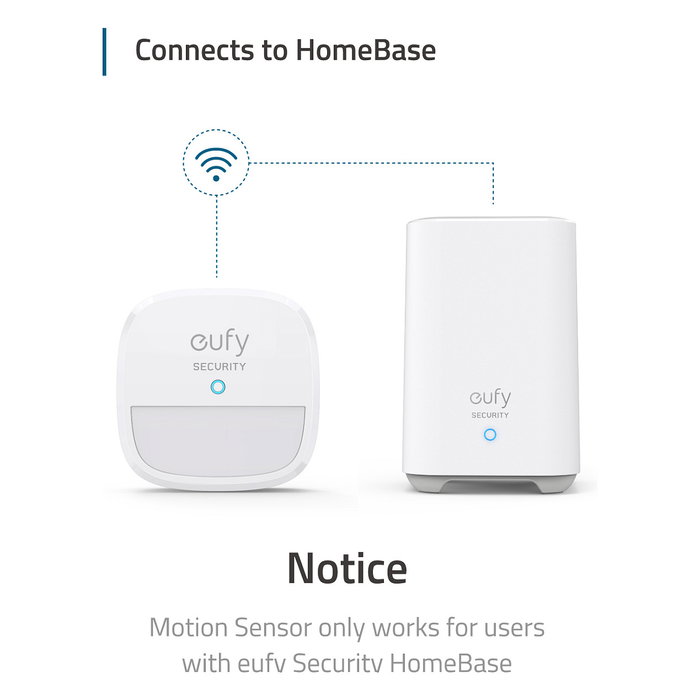 Eufy Sensor de Movimiento Inalámbrico para Seguridad del Hogar Eufy Sensor de Movimiento Inalámbrico para Seguridad del Hogar
