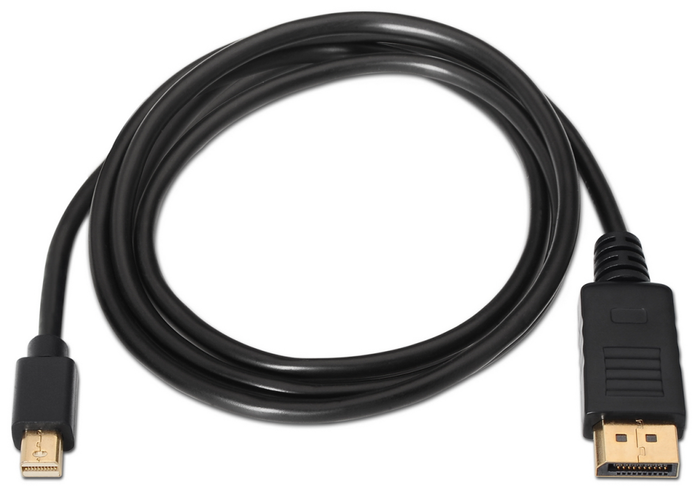 Aisens Cable Mini DisplayPort a DisplayPort v1.2 4K 2m Negro