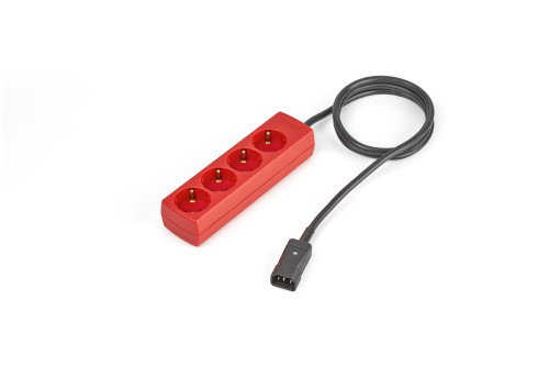 Salicru Cable de Salida con Regleta 4 Tomas IEC C14/4 a Schuko 2m Salicru Cable de Salida con Regleta 4 Tomas IEC C14/4 a Schuko 2m