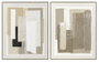 DKD Home Decor Cuadro Lienzo Abstracto Surtido de 2 Unidades