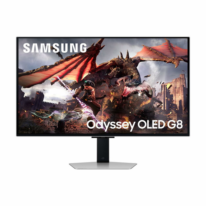 Samsung Odyssey OLED G8 Monitor Gaming S32DG802SU 32" 4K Ultra HD OLED 0.03ms 240Hz NVIDIA G-SYNC AMD FreeSync Premium Pro Altura Ajustable Plata