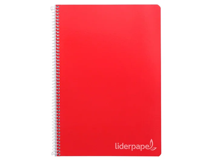 Liderpapel witty Cuaderno espiral folio tapa dura 80 hojas 75gr cuadro 3mm con margen colores surtidos