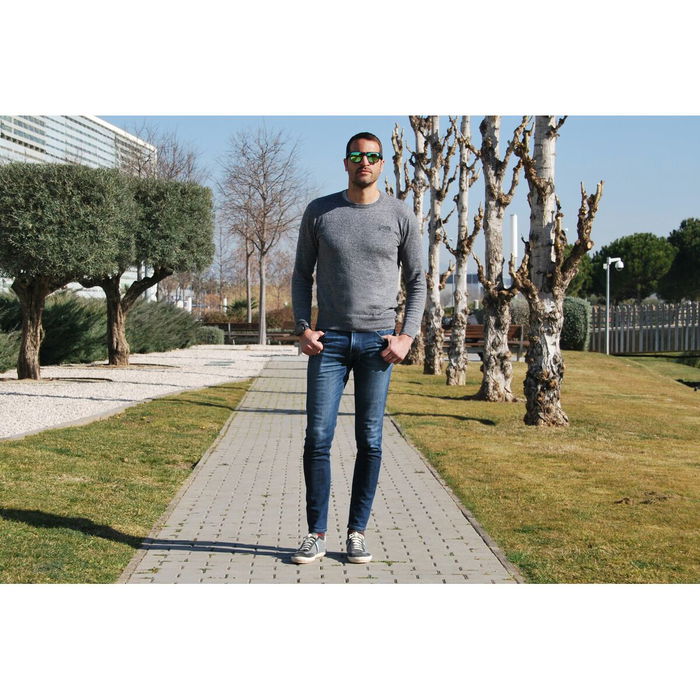 Gafas de Sol Unisex Eagle WAVE Negro Espejo