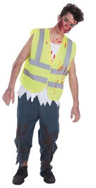 Creaciones Llopis Disfraz Adulto Conductor Zombie Talla L