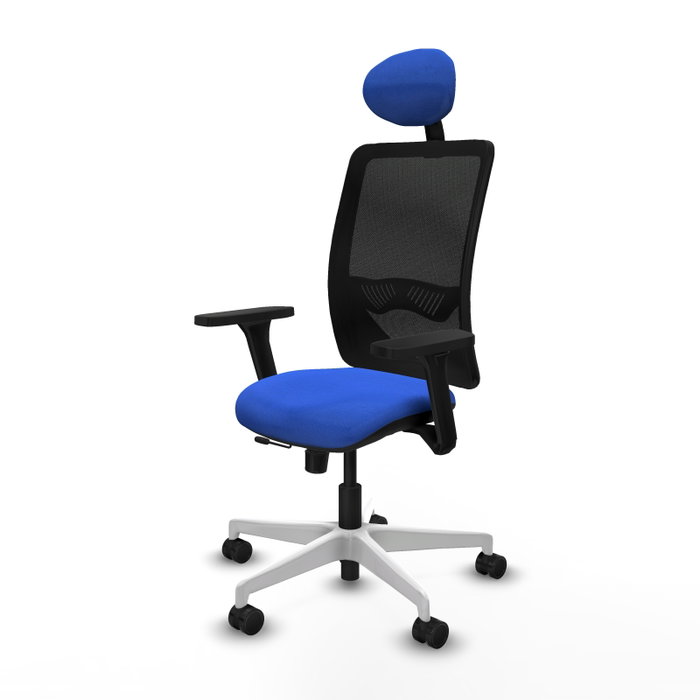 PIQUERAS Y CRESPO Silla de oficina Zulema con mecanismo Sincro/Traslack, Azul y Negro PIQUERAS Y CRESPO Silla de oficina Zulema con mecanismo Sincro/Traslack, Azul y Negro