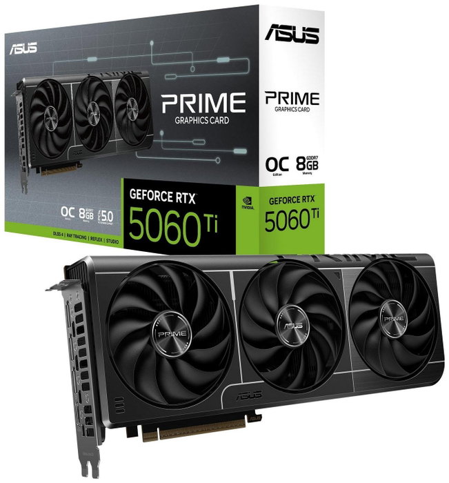 ASUS Prime NVIDIA GeForce RTX 5060 Ti 8 GB GDDR7