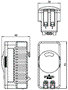 STEGO Termostato NC 10A 250VAC -45÷80°C