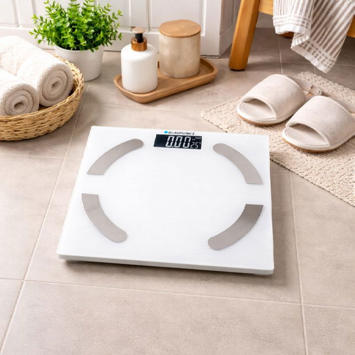 BLAUPUNKT - Báscula de Baño Digital para Medir Peso y Masa Corporal - BASCULA DE BAÑO BLAUPUNKT