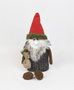 DKD Home Decor Figura Papá Noel Abedul y Purpurina Natural