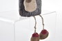 DKD Home Decor Figura Papá Noel Abedul y Purpurina Natural