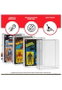 EVORETRO Set de 10 Protectores para Figuras Hasbro de 4,4 cm de Fondo en Plástico PET 0,40 mm