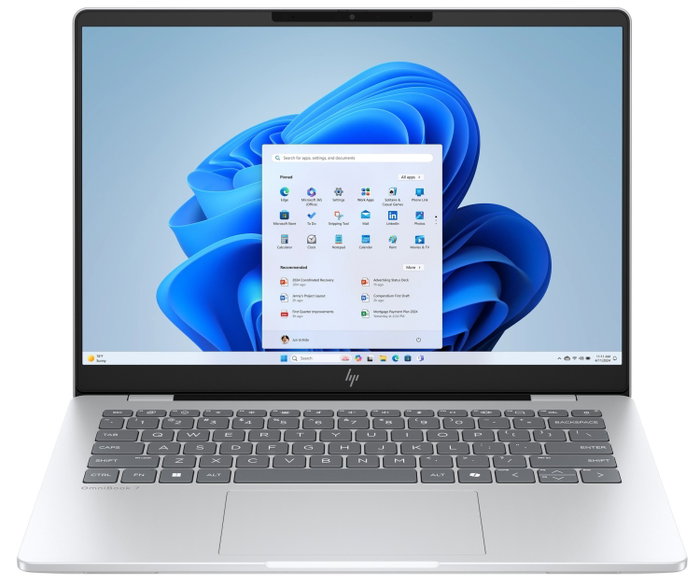HP OmniBook 7 Ultra 7 255H 14 3K OLED 32GB 1TB Srebrny HP OmniBook 7 Ultra 7 255H 14 3K OLED 32GB 1TB Srebrny