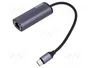 Savio AK-56 Adaptador USB-C 3.1 Gen 1 a RJ-45 Gigabit Ethernet