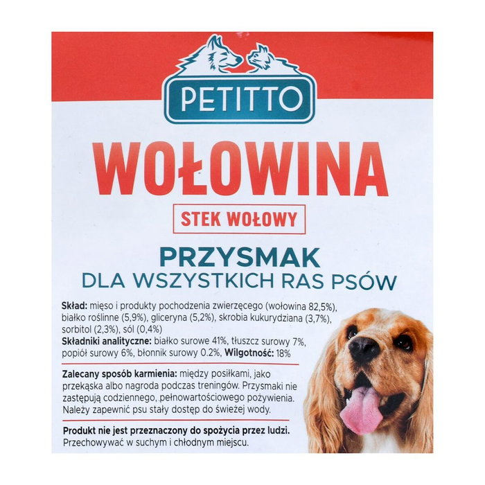 Petitto filetes de ternera - golosina para perros - 500 g