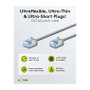 Goobay LAN-Kabel CAT6A 0,5m grau