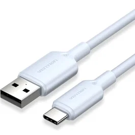Vention CTQLF - Cable USB Tipo-C a USB Tipo-A 2.0, 60W, 480 Mbps, 1 metro, Azul
