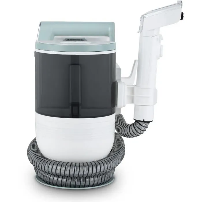 Hkoenig TWT88 Limpiador textil con agua caliente, 1600 ml, 290 ml/min, 1200 W, Blanco