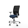 PIQUERAS Y CRESPO Silla de oficina Zulema Azul marino y Negro