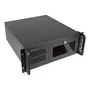 UNYKAch UK 4229 EVO Caja Rack Servidor 19" 4U, Frontal con Puerta de Seguridad y Filtro Antipolvo, 2 Puertos USB 3.0, Sin Fuente de Alimentación, Negro