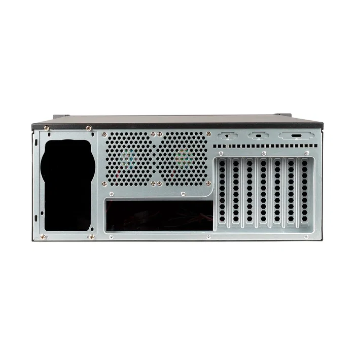 UNYKAch UK 4229 EVO Caja Rack Servidor 19" 4U, Frontal con Puerta de Seguridad y Filtro Antipolvo, 2 Puertos USB 3.0, Sin Fuente de Alimentación, Negro